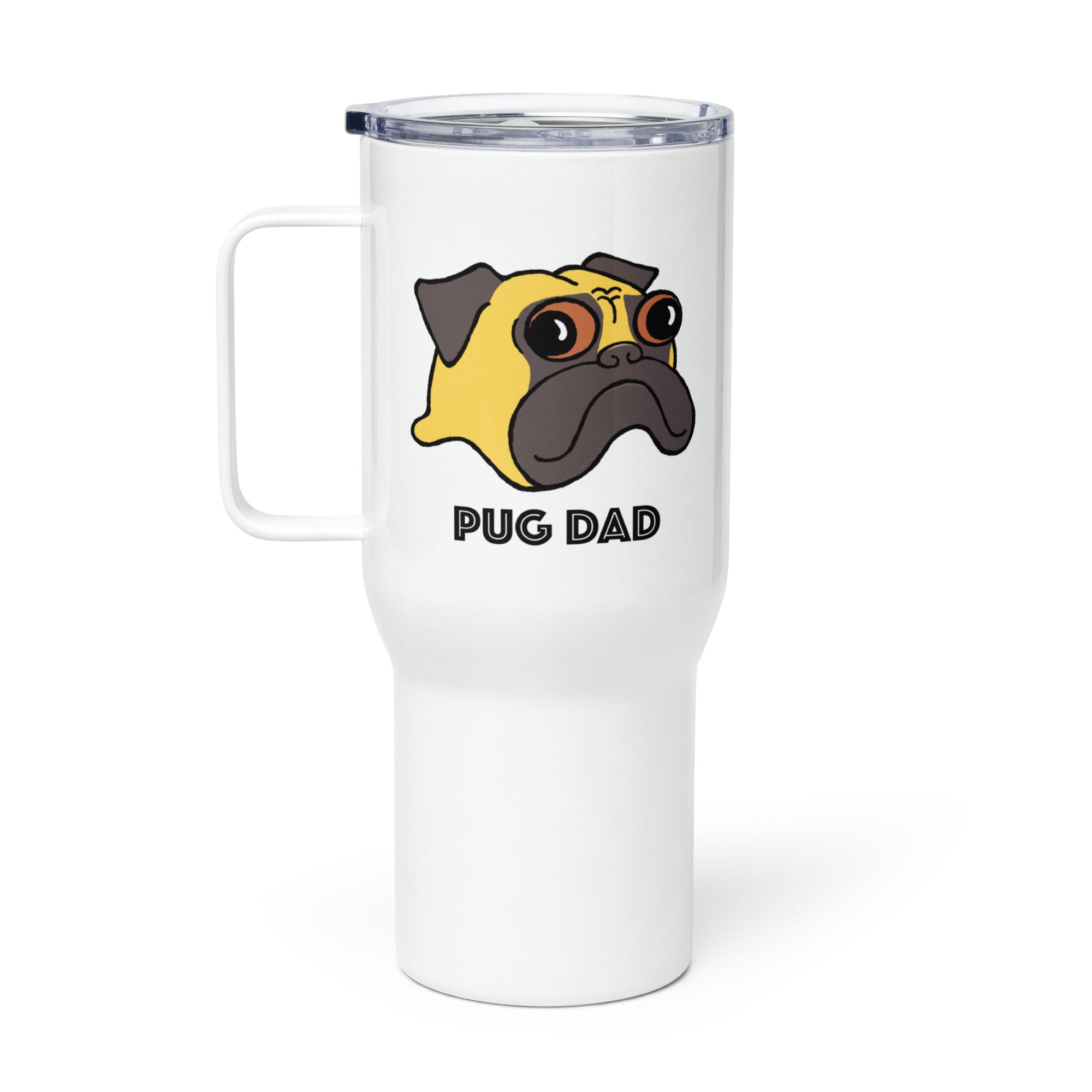 Pug Dad Travel Mug | Fawn Pug