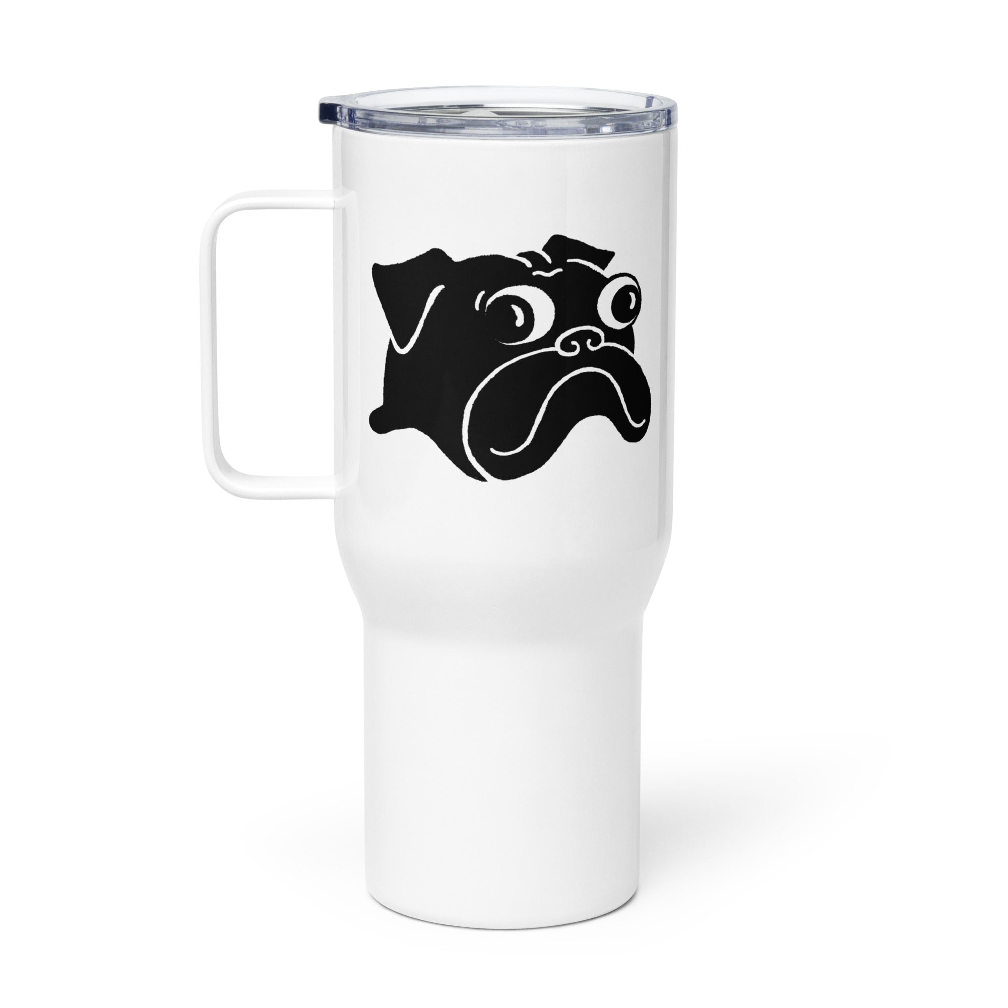 Pug Travel Mug | Black Pug