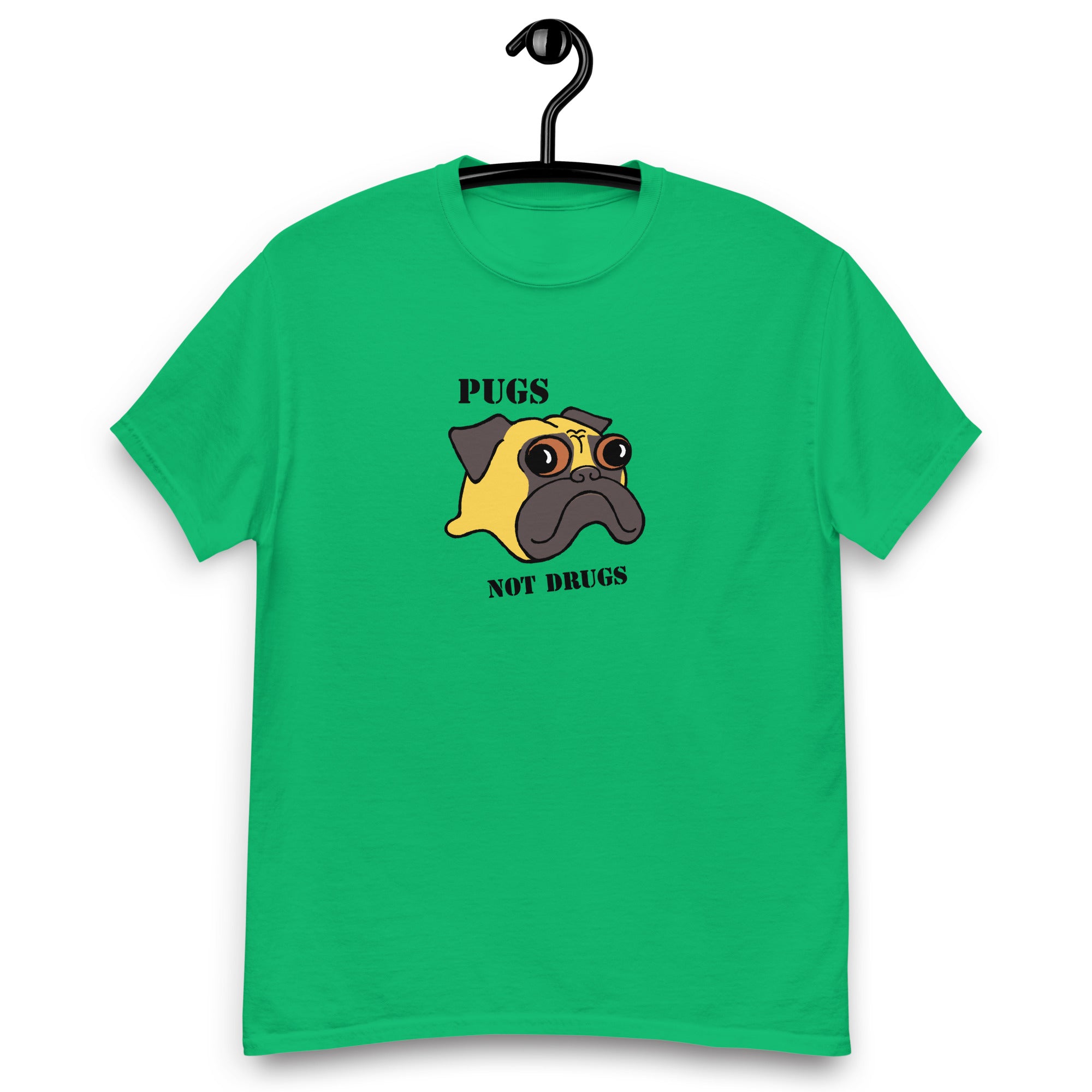 Pugs Not Drugs T-shirt | Fawn Pug