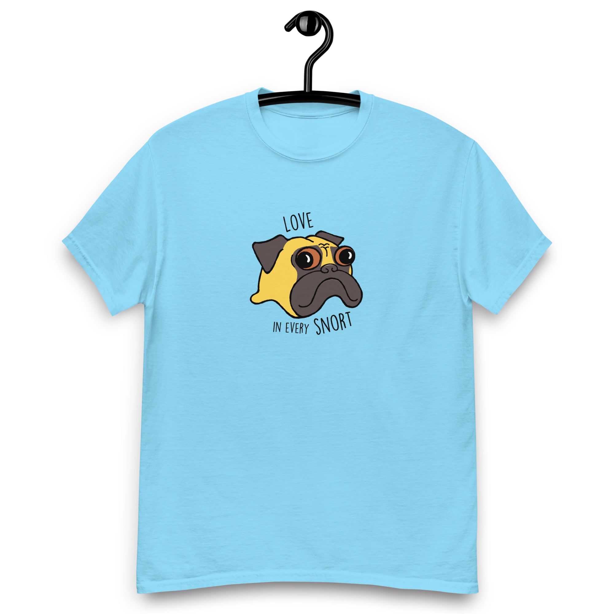 Love in Every Snort T-shirt | Fawn Pug