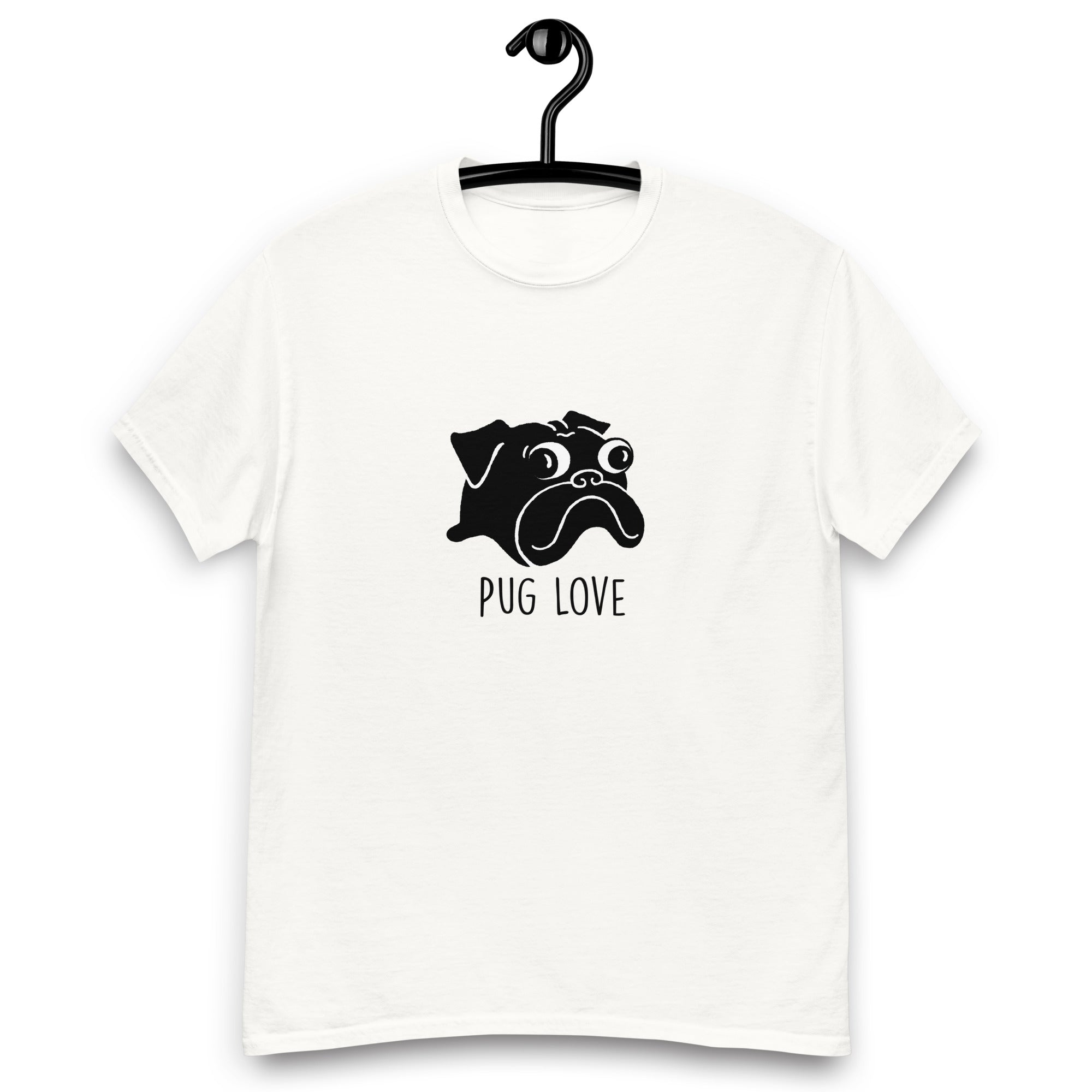 Pug Love T-shirt |  Black Pug