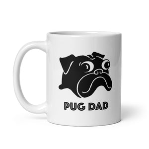 Pug Dad Coffee Mug | Black Pug