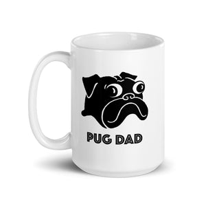 Pug Dad Coffee Mug | Black Pug