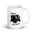 Pugs Not Drugs Coffee Mug | Black Pug