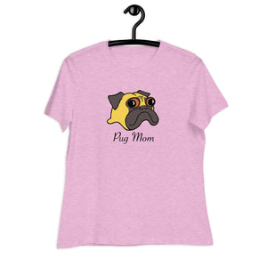 Pug Mom T-shirt  |  Fawn Pug