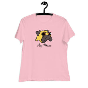 Pug Mom T-shirt  |  Fawn Pug