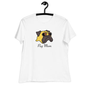 Pug Mom T-shirt  |  Fawn Pug